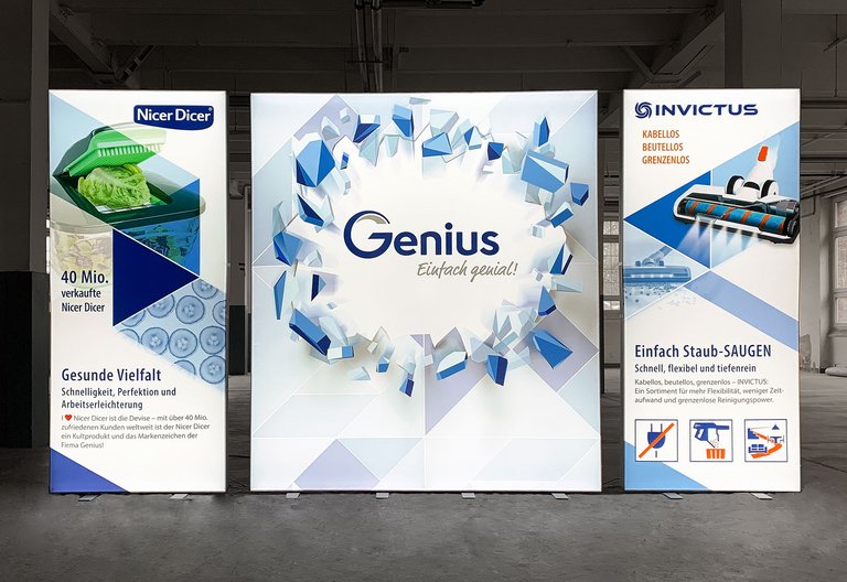 Stand de exposición LED - ALU LightUp - Genius GmbH