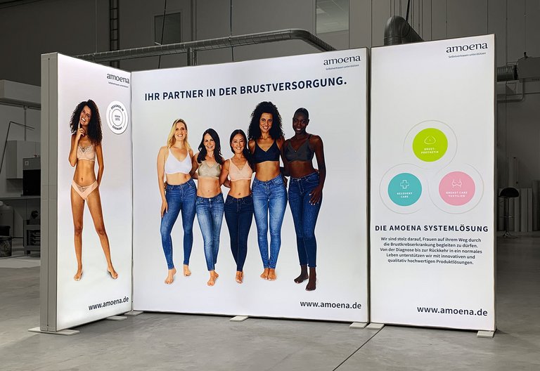 Stand de exposición LED - PIXLIP GO - Amoena Medizin-Orthopädie-Technik GmbH