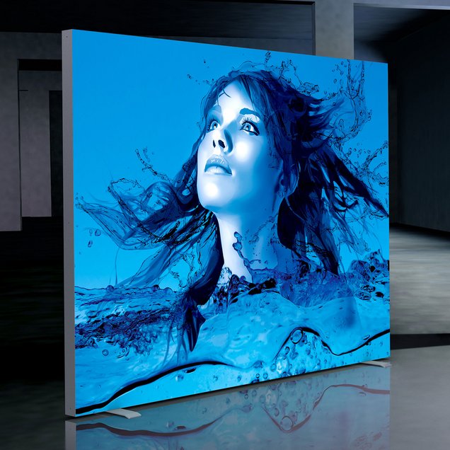 Pared de exposición LED - OCTAlumina Pared de exposición LED - OCTAlumina