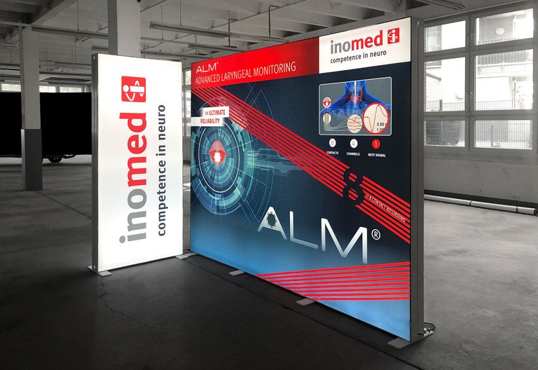 Stand de exposición LED - PIXLIP GO - inomed Medizintechnik GmbH