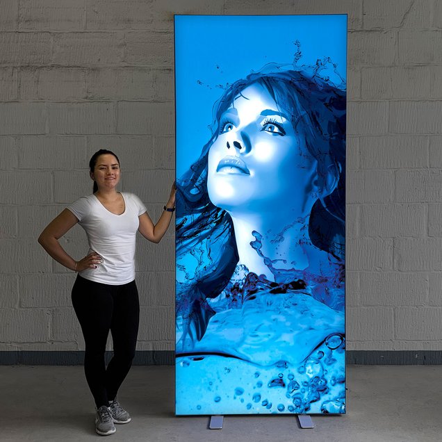 Pared de exposición LED - ALU LightUp Pared de exposición LED - ALU LightUp